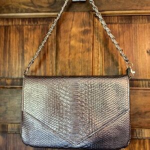 Urban Expressions Metallic Silver‎ Clutch